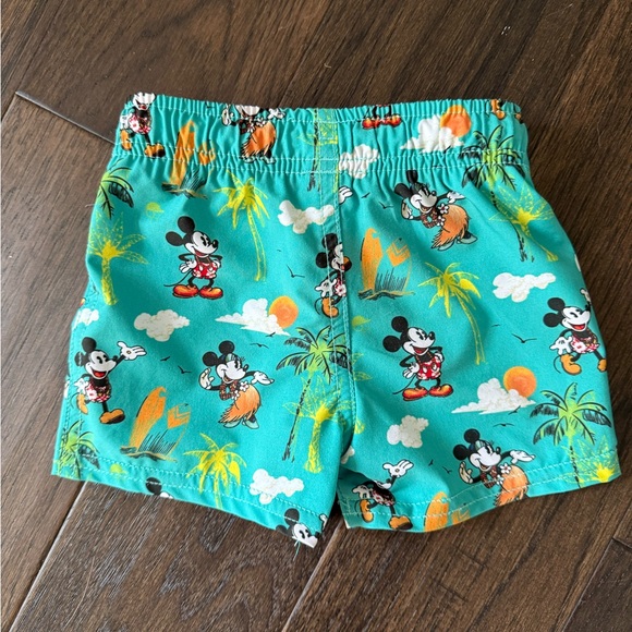 George Hats Hawaiian Mickey swim shorts EUC - Picture 3 of 3